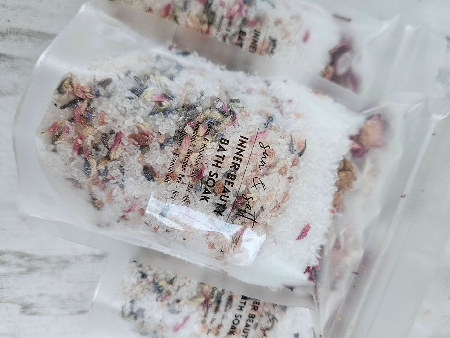 Inner Beauty Bath Soak - Bath Salt - with Rose Quartz