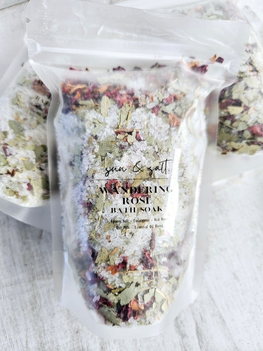 Wandering Rose Bath Soak - Bath Salts