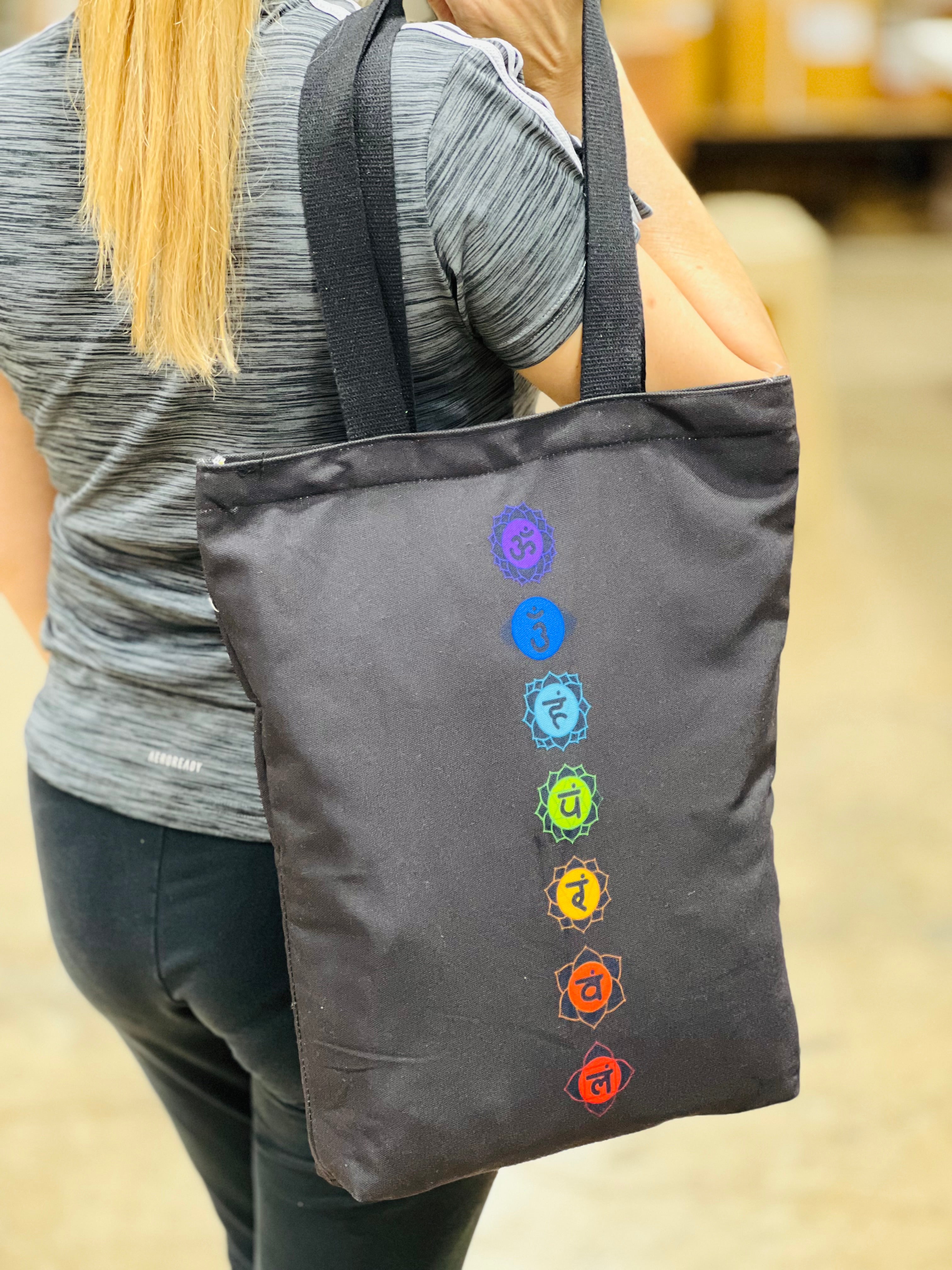 Tote cotton Bag 7 Chakra print