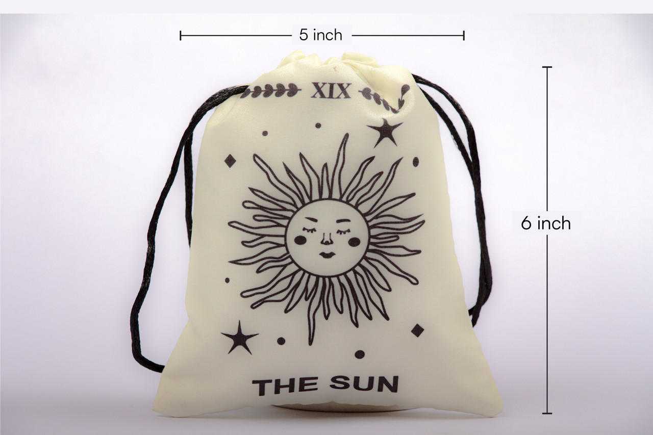 Cotton Pouch The Sun (6"x5"approx) pack of 6