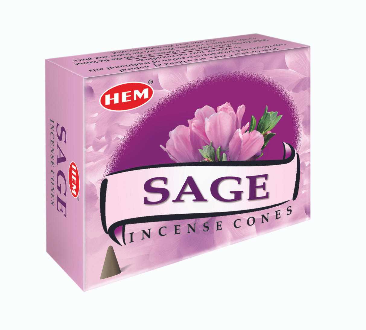 Hem Sage Cones (pack of 10)