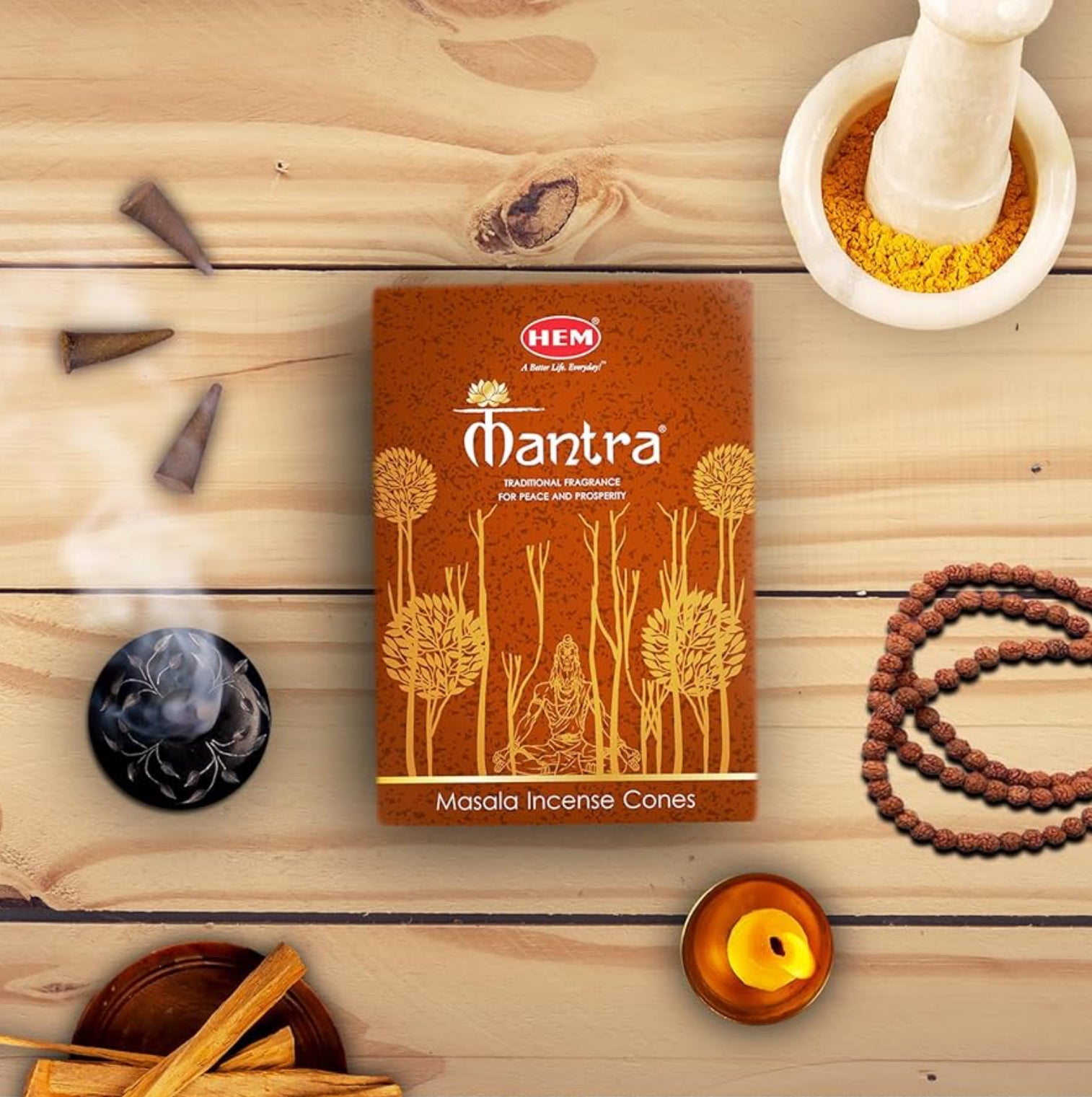 Mantra Masala Incense Cones (pack of 10)