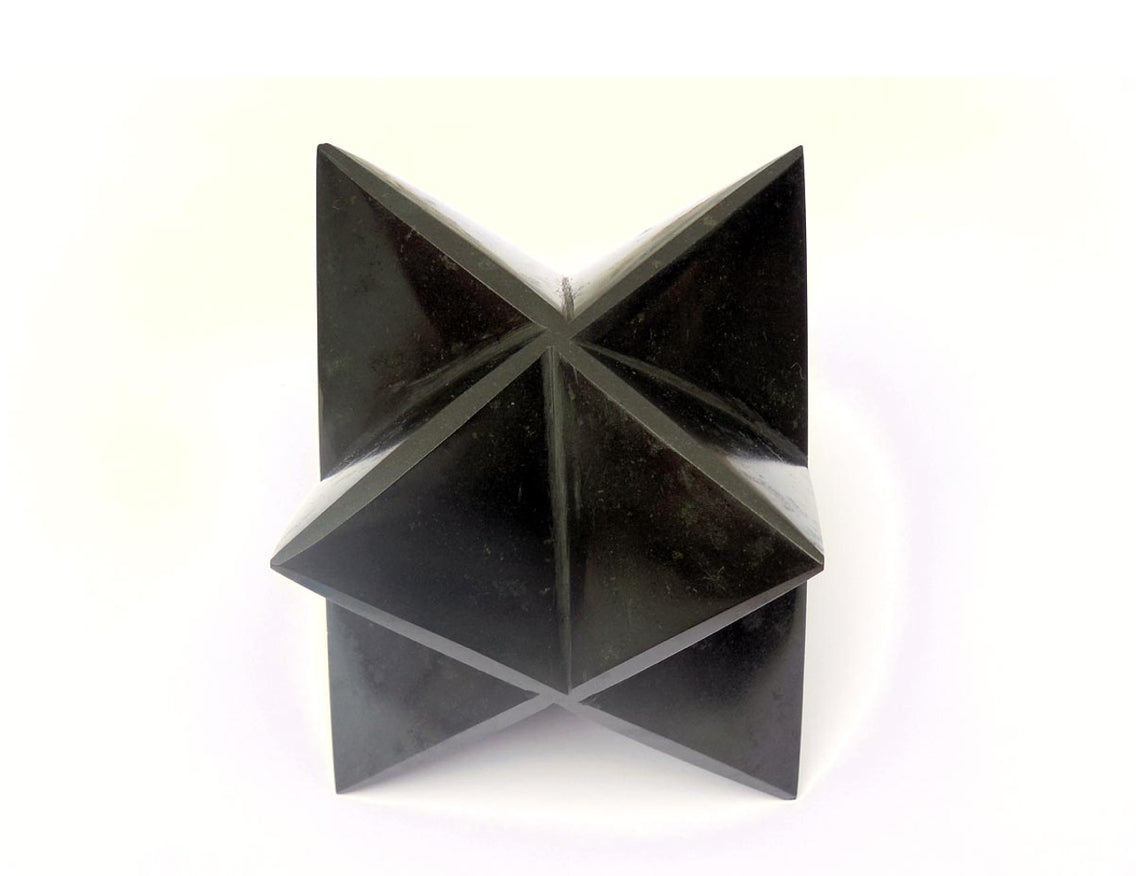 Black Obsidian Merkaba Star