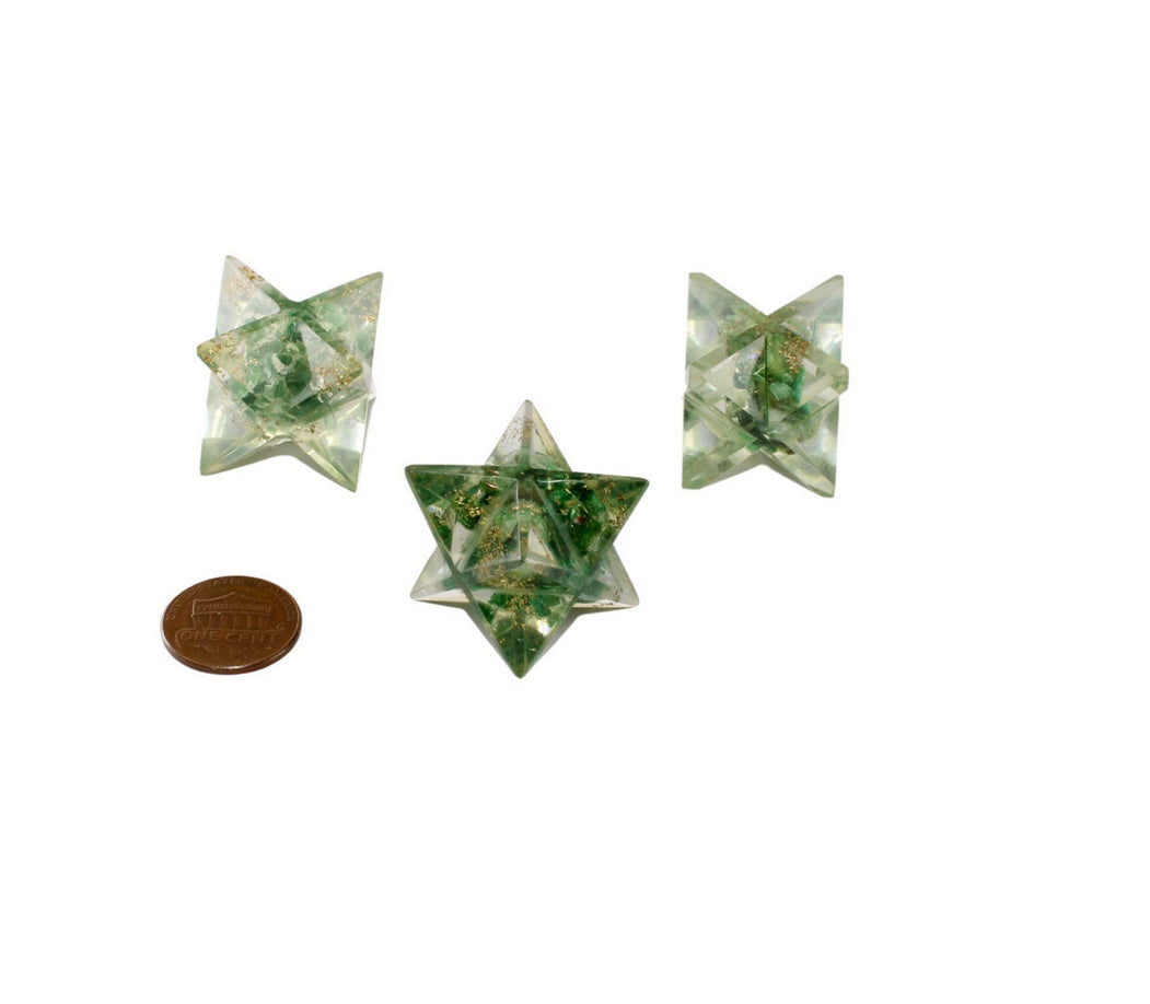 Green Aventurine Merkaba Star