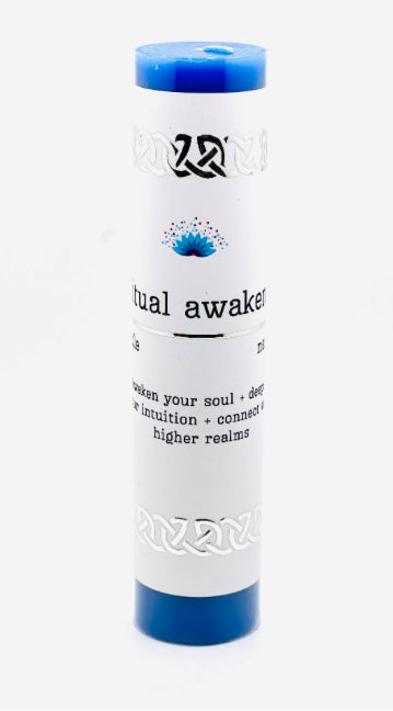 Manifestation Pillar Candle Spiritual Awakening  7"x1.5"