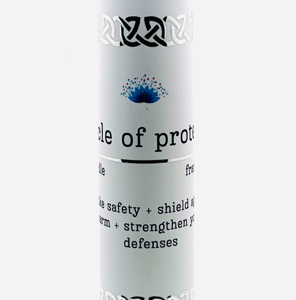 Manifestation Pillar Candle Pentacle of Protection 7"x1.5"