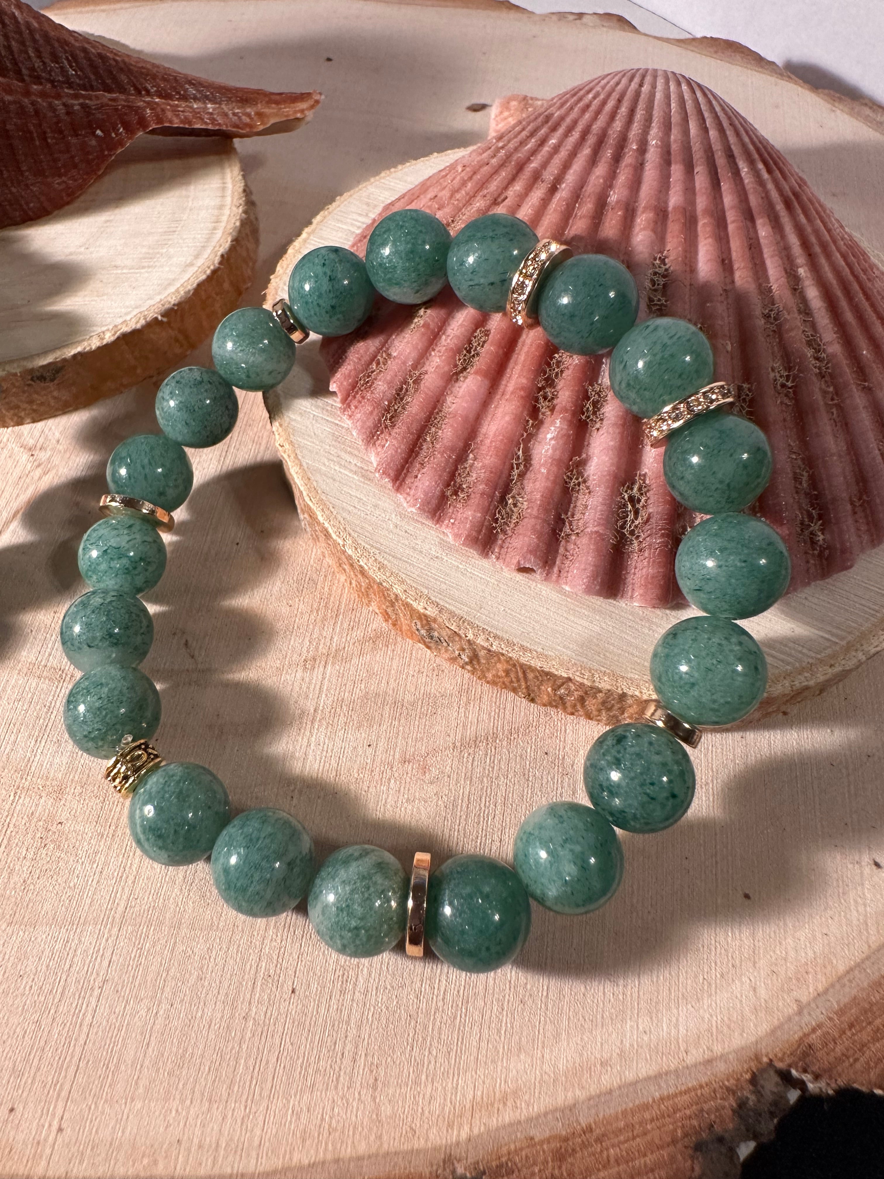 Green Aventurine Abundance Bracelet Healing Stones Energy Stones