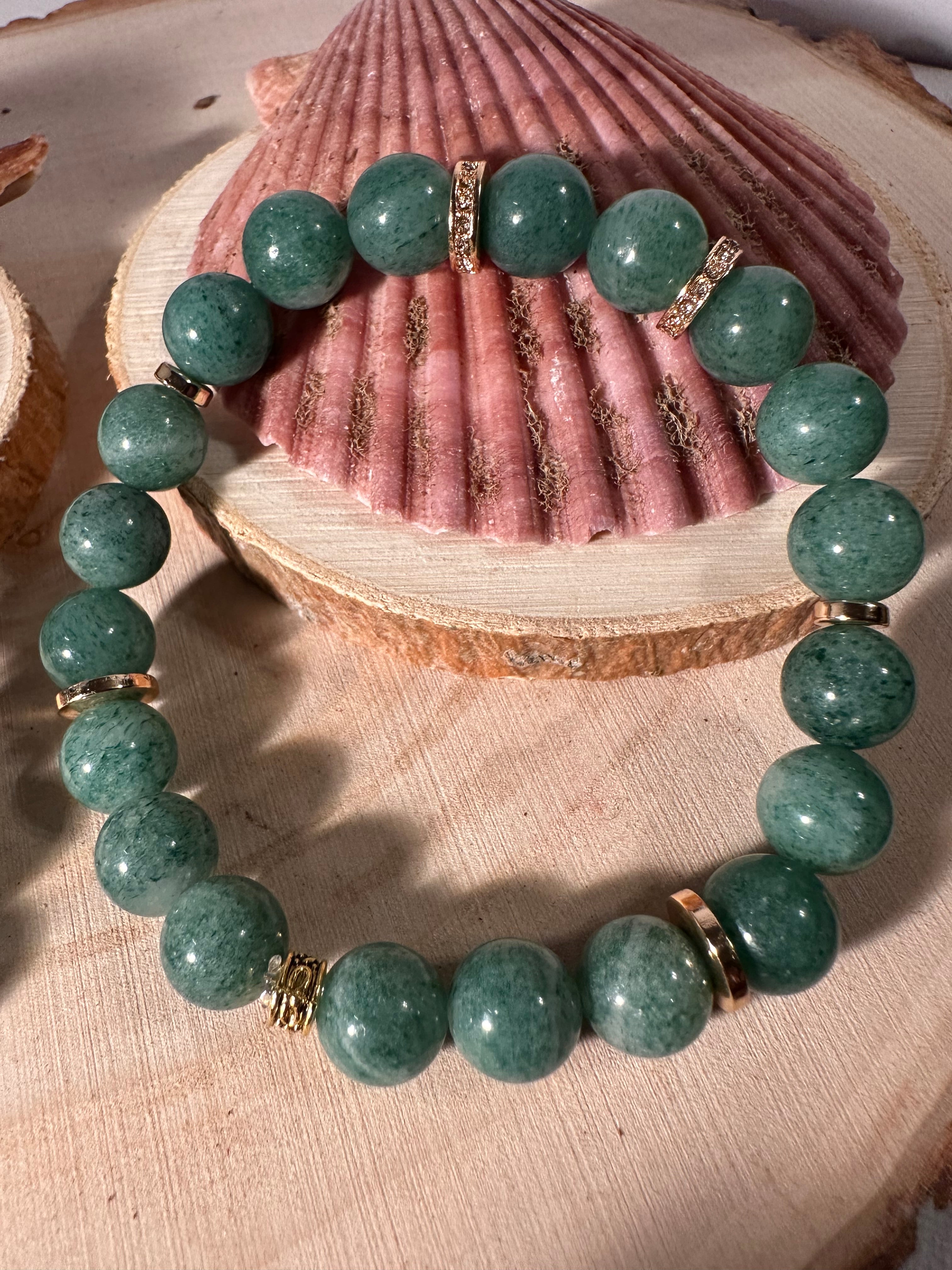 Green Aventurine Abundance Bracelet Healing Stones Energy Stones