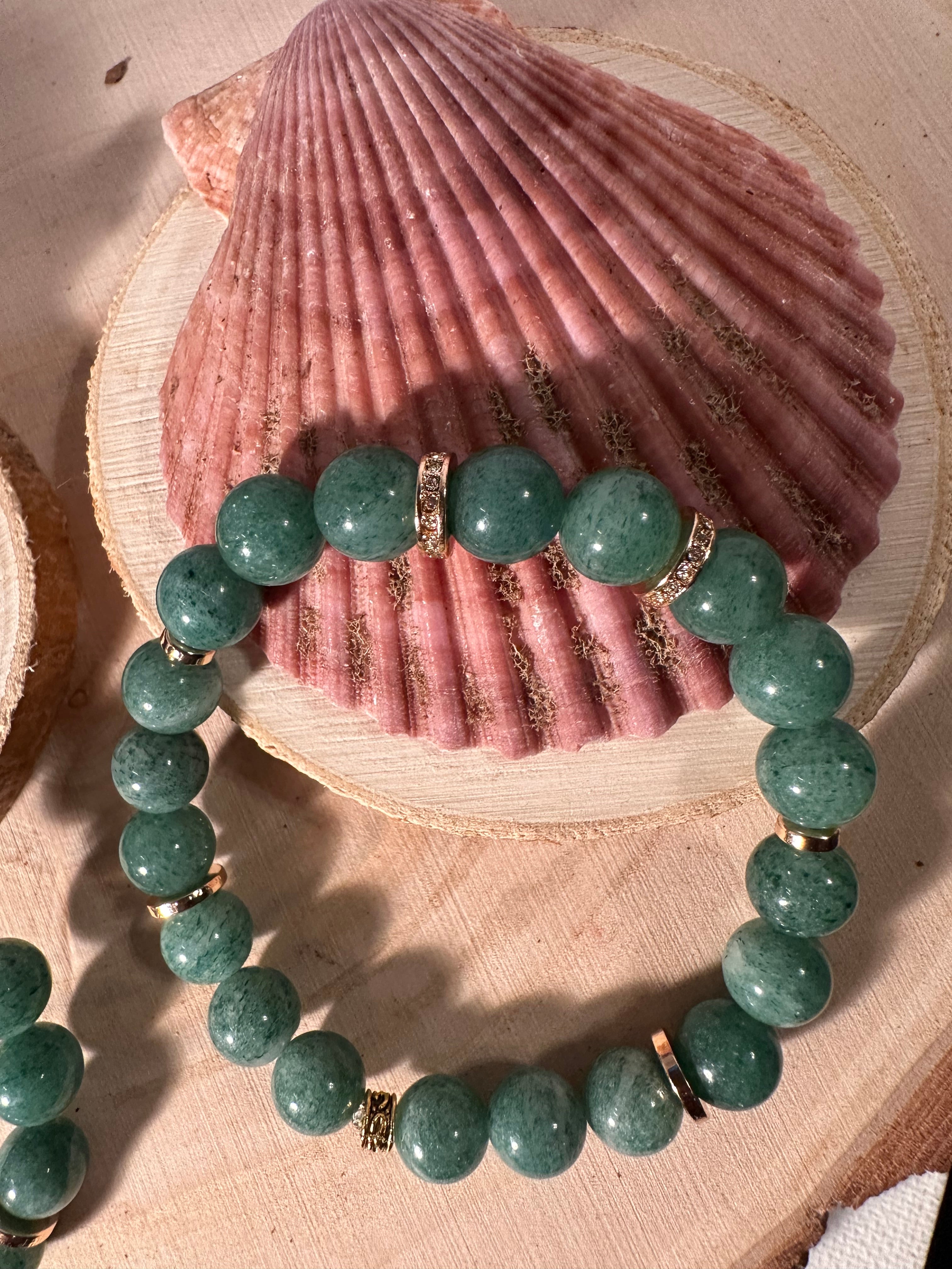 Green Aventurine Abundance Bracelet Healing Stones Energy Stones