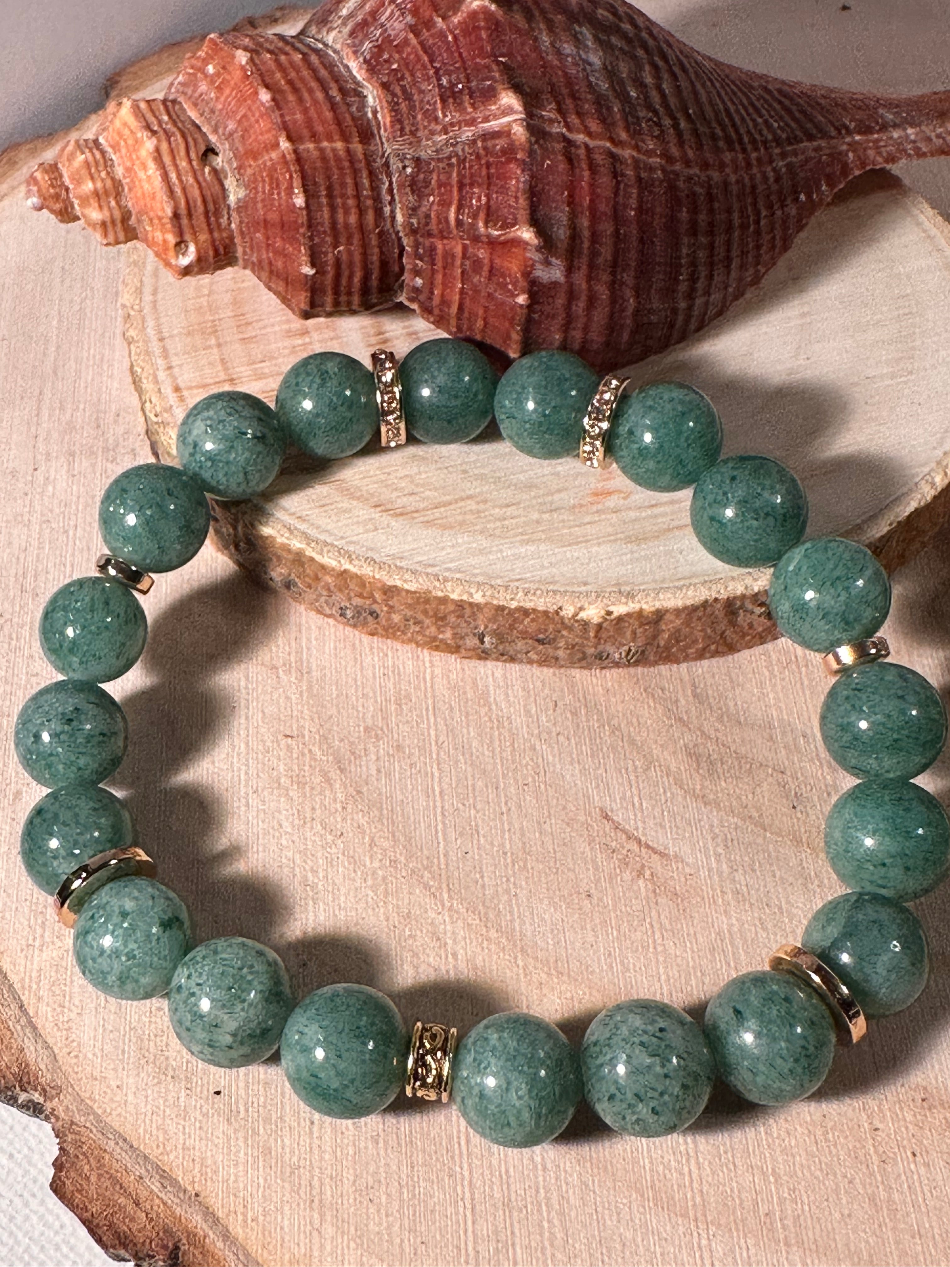 Green Aventurine Abundance Bracelet Healing Stones Energy Stones