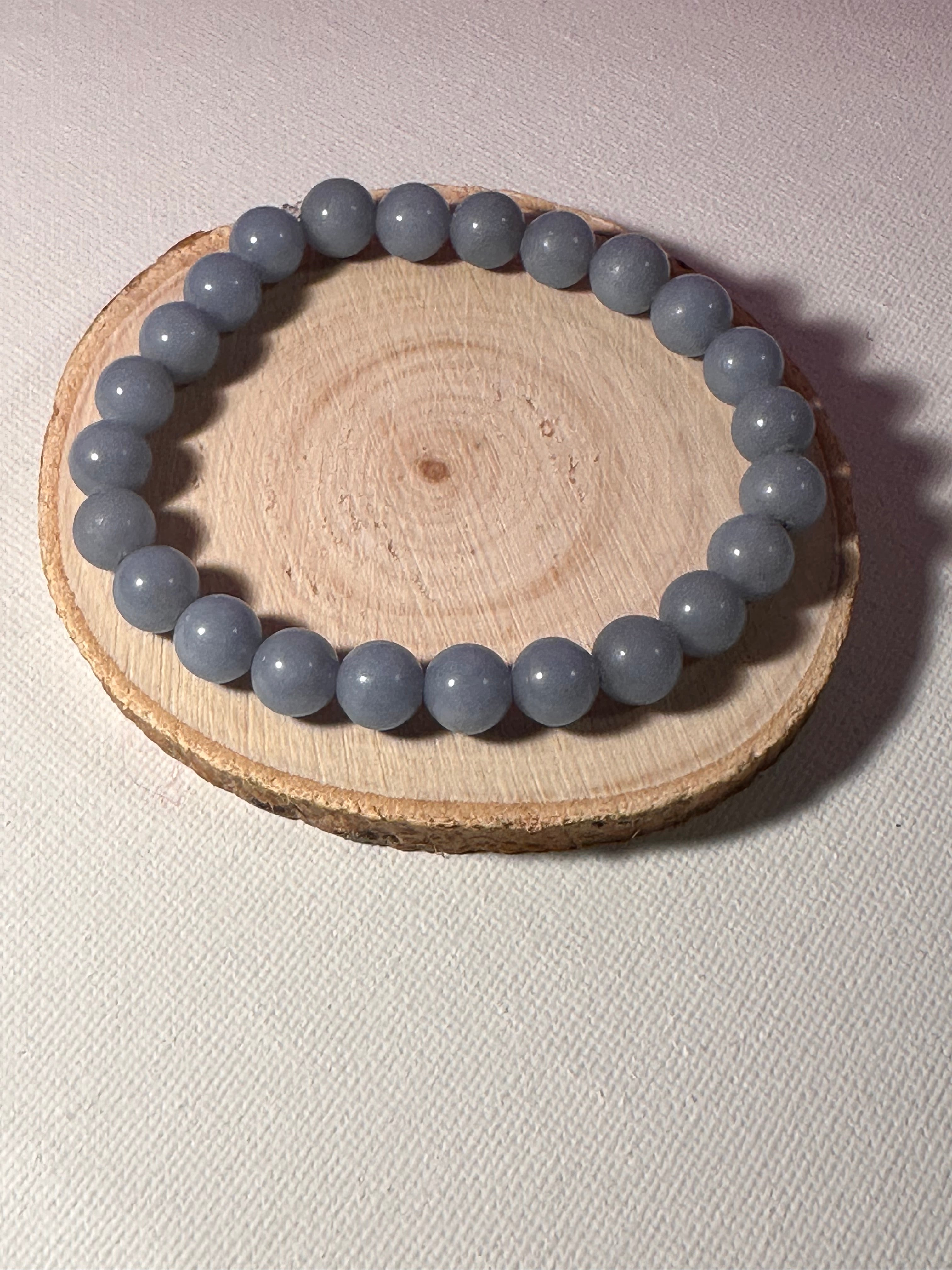 Angelite Authentic Healing Stones Energy Stones Bracelet