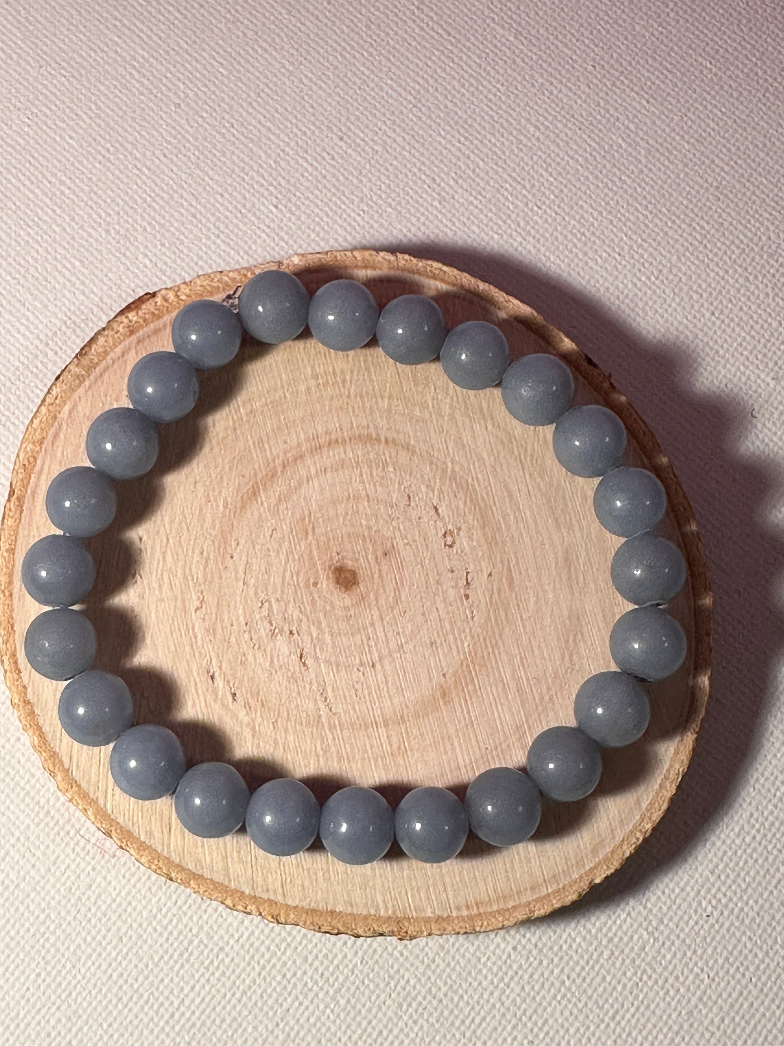 Angelite Authentic Healing Stones Energy Stones Bracelet