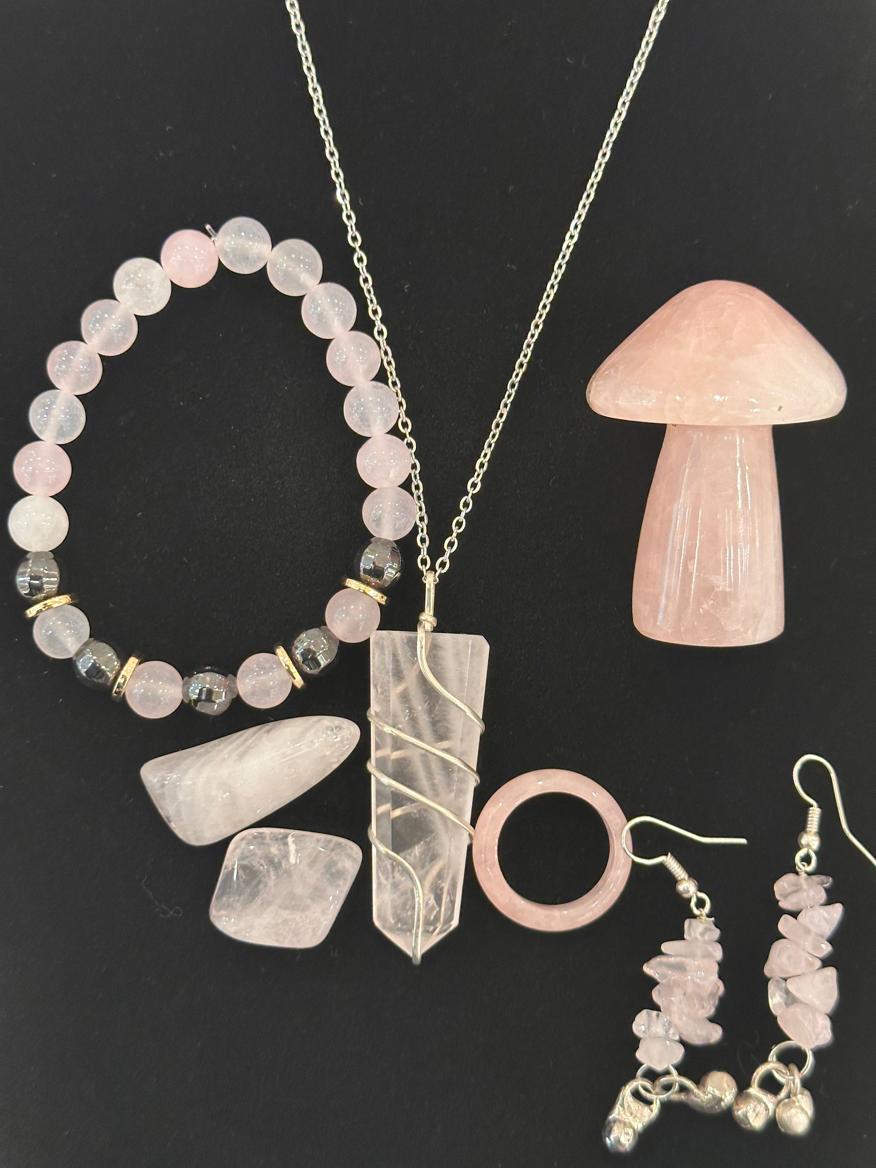 Bundle Set of Rose Quartz