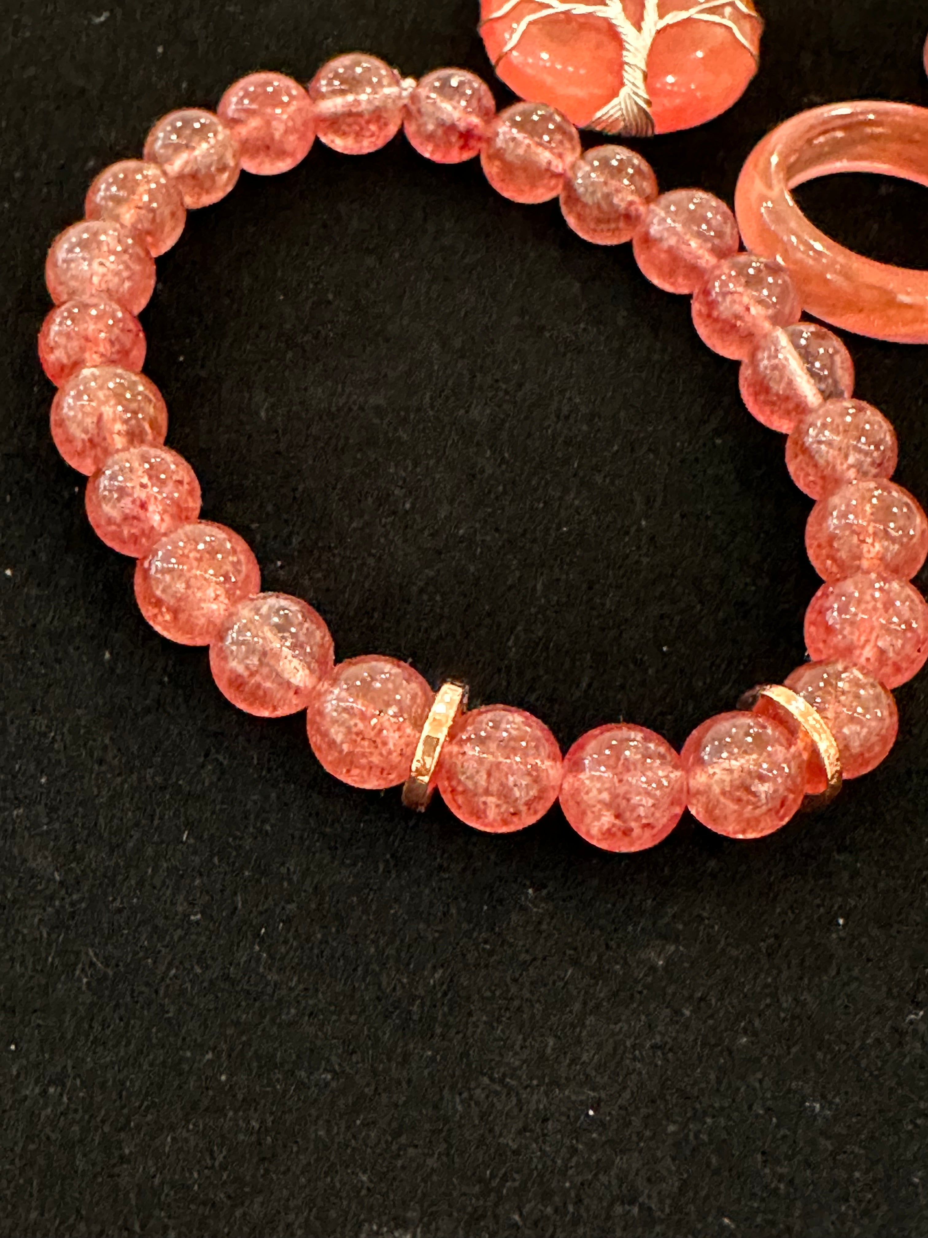 Bundle Set of Strawberry Quartz