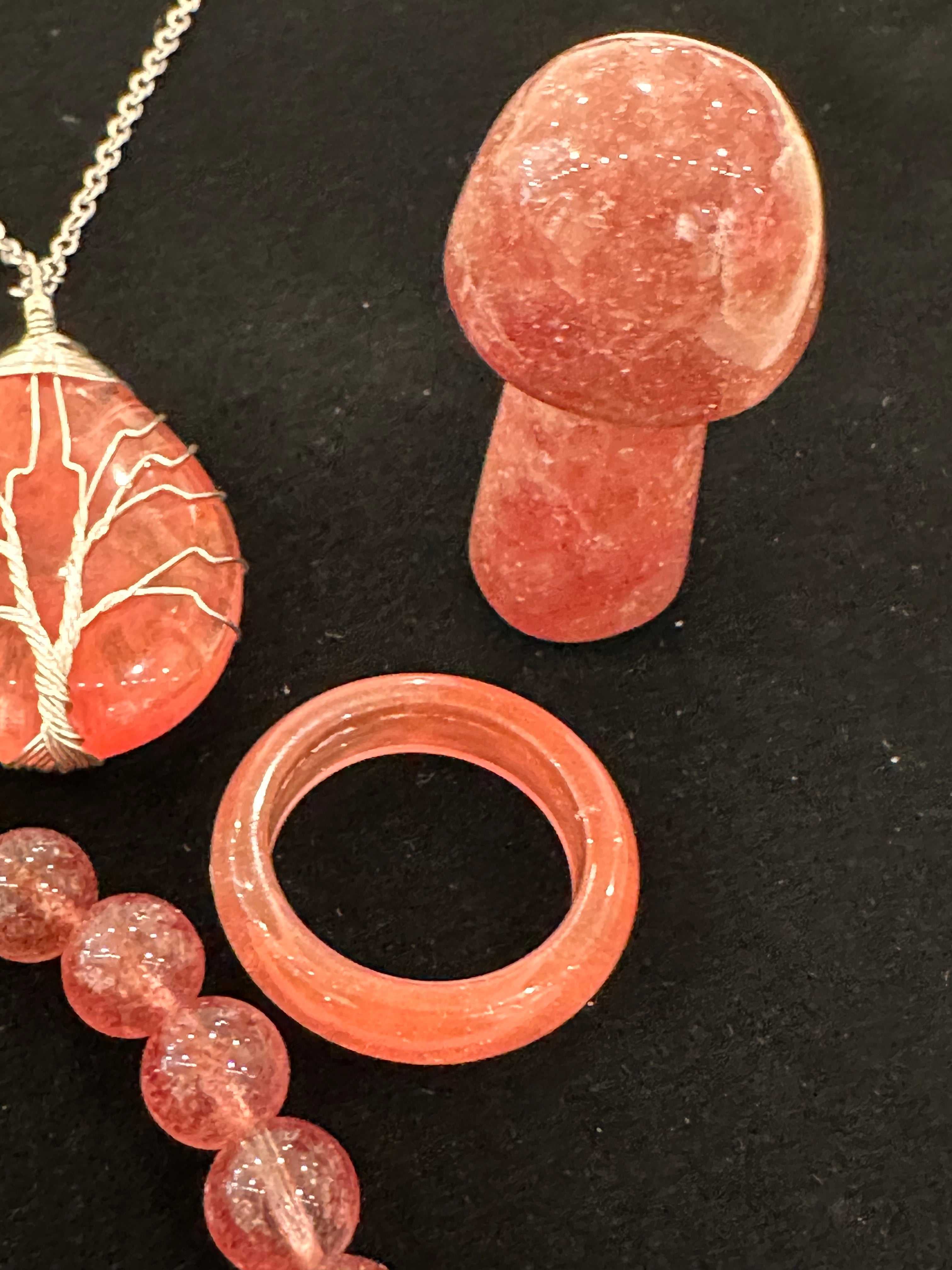 Bundle Set of Strawberry Quartz