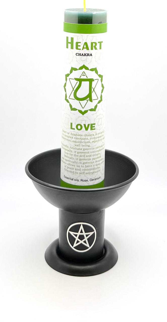 Iron Charcoal Burner Pentacle approx. 4"