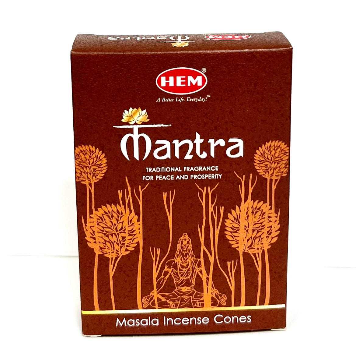 Mantra Masala Incense Cones (pack of 10)