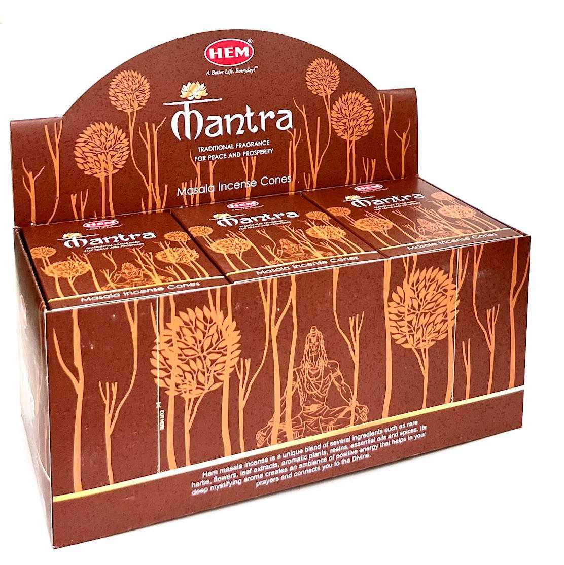 Mantra Masala Incense Cones (pack of 10)