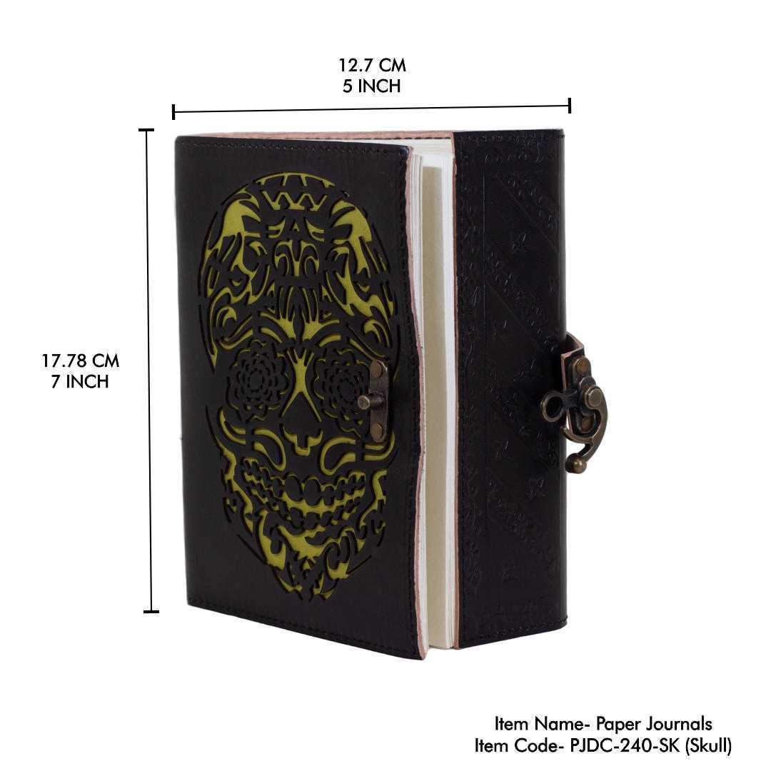 Paper Journal double color Skull, approx 240 pages