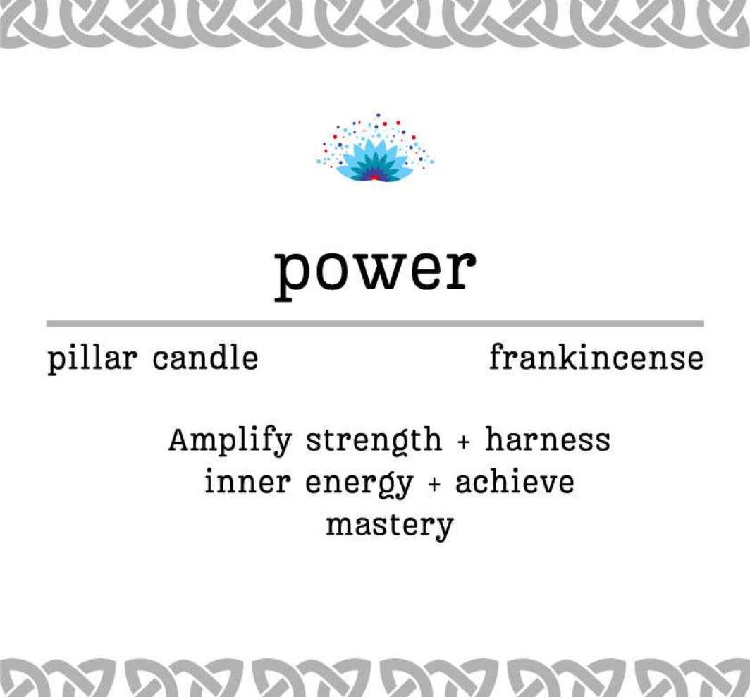 Manifestation Pillar Candle Power 7"x1.5"