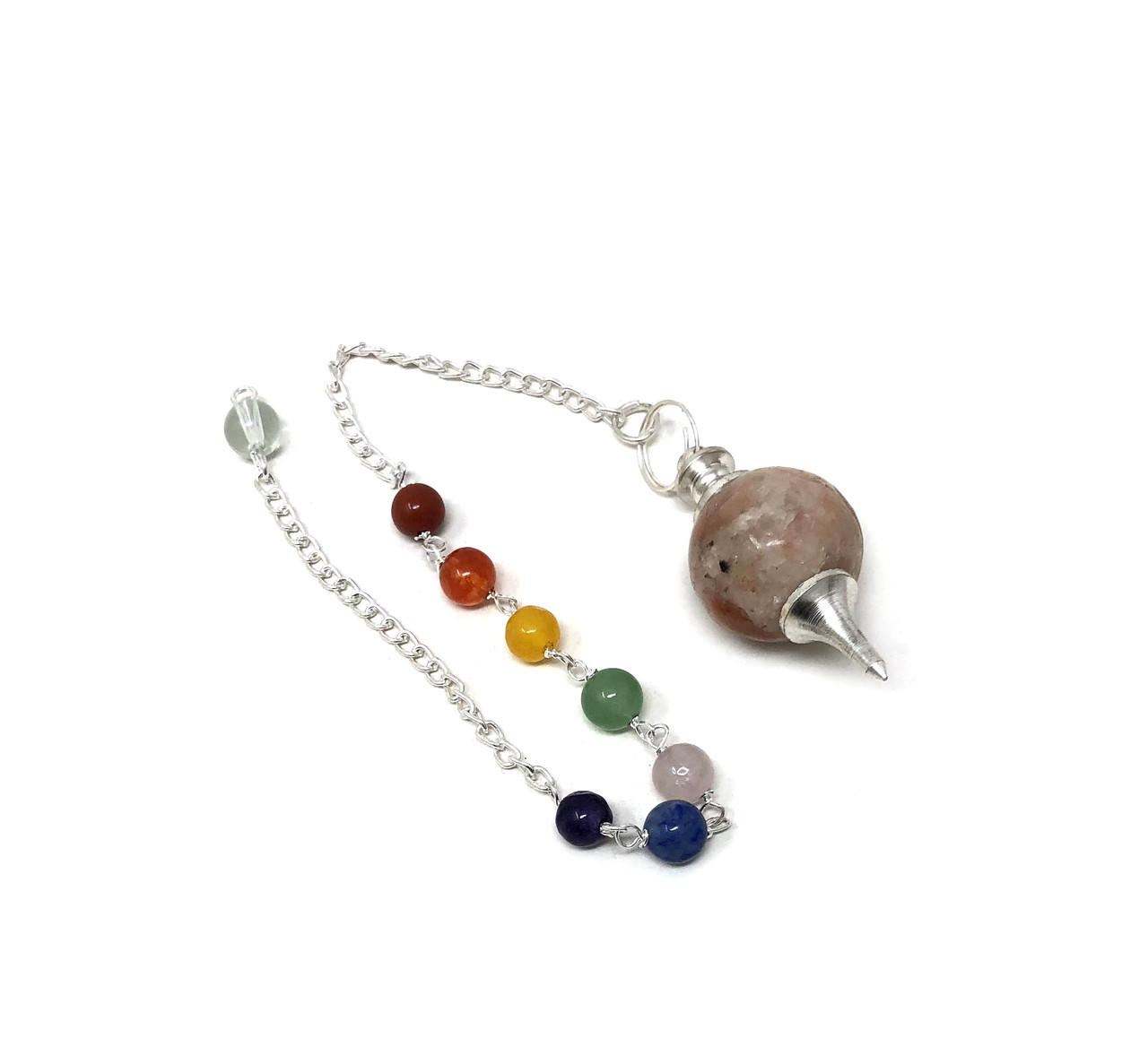 SunStone Chakra Chain Ball pendulum