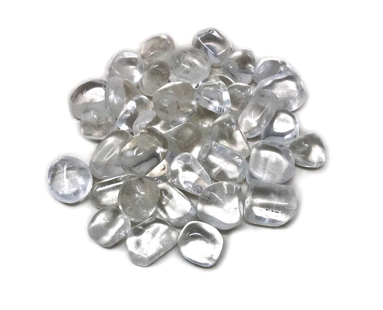 Tumbled Stone Crystal Quartz A Quality(3/4"-1.5")