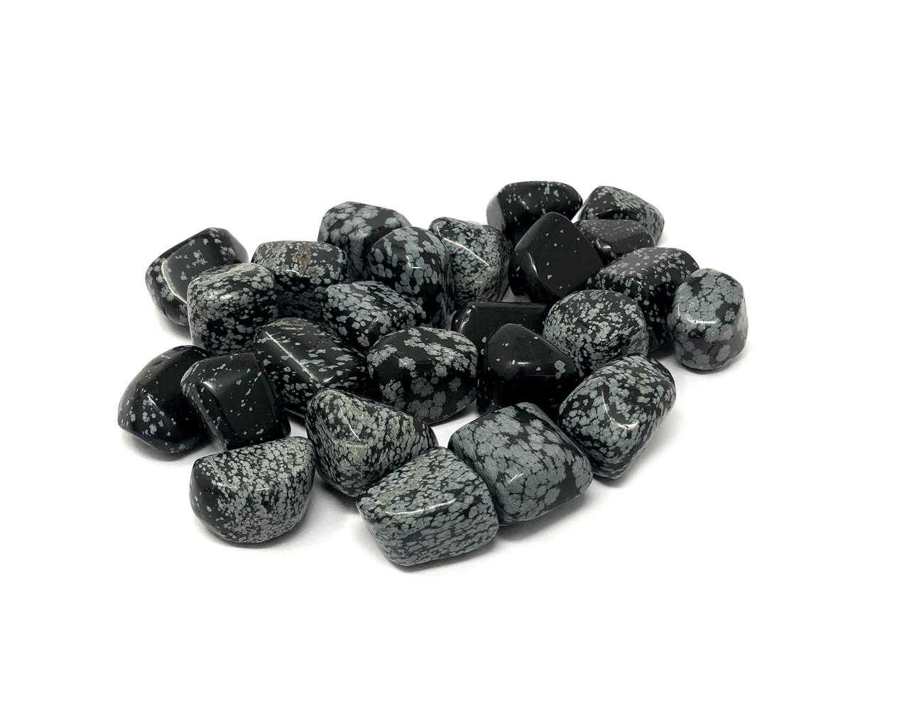 Tumbled Stone Snowflake Obsidian (3/4"-1.5")